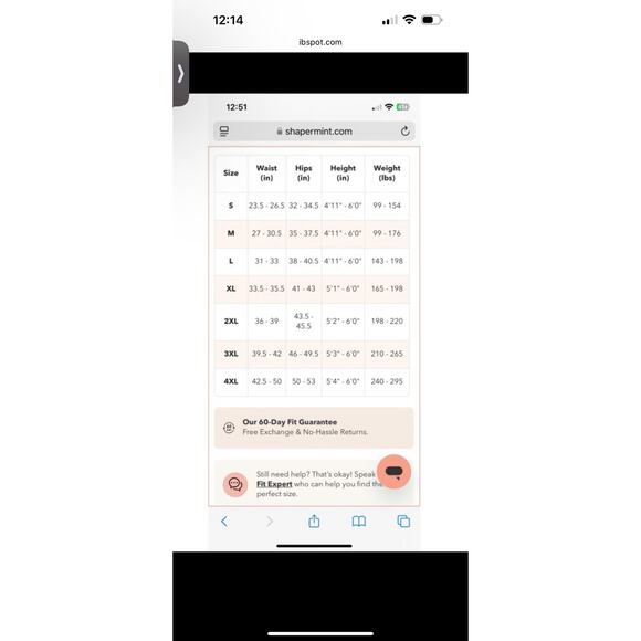 Shapermint Empetua High Waisted Black Shaping Leggings Sz XL - Picture 4 of 4